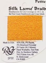 Pet Silk Lame Braid  Goldenrod