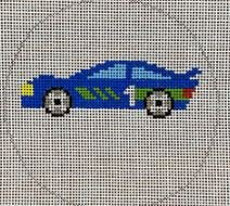 Blue Car Ornament 