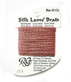 Silk Lame #13 Coral