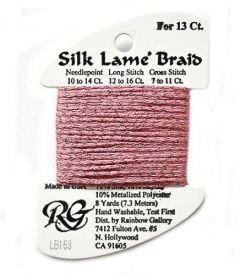 Silk Lame #13 Med Rose