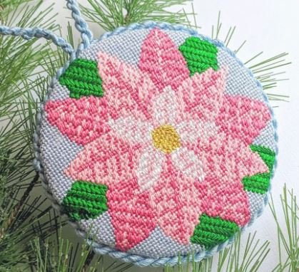 Poinsettia Ornament with SG