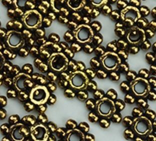 Metallic MA002 Gold Flower