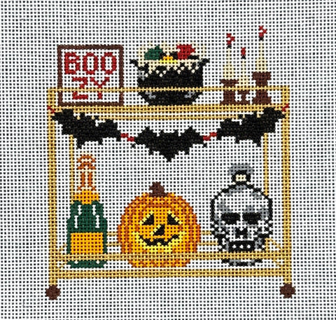 Halloween Bar Cart