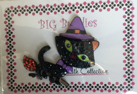 Big Buddies Magnetic Needle Minder - Halloween Cat