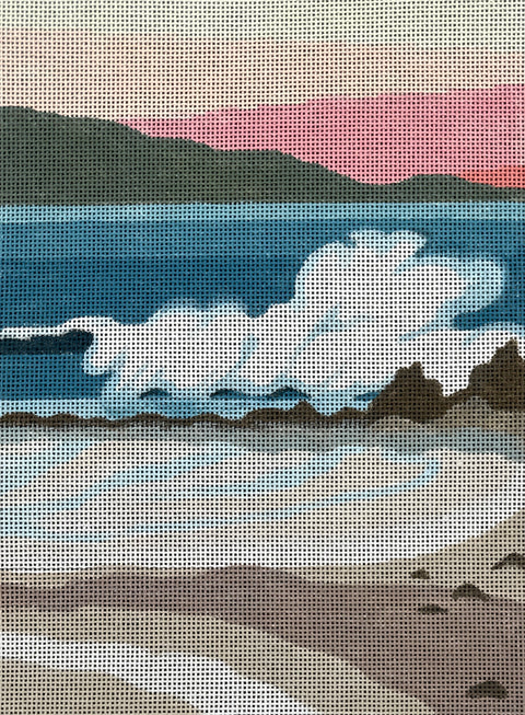 Seaside Graphic Landscape