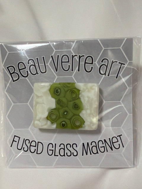 Green Murano Needle Minder