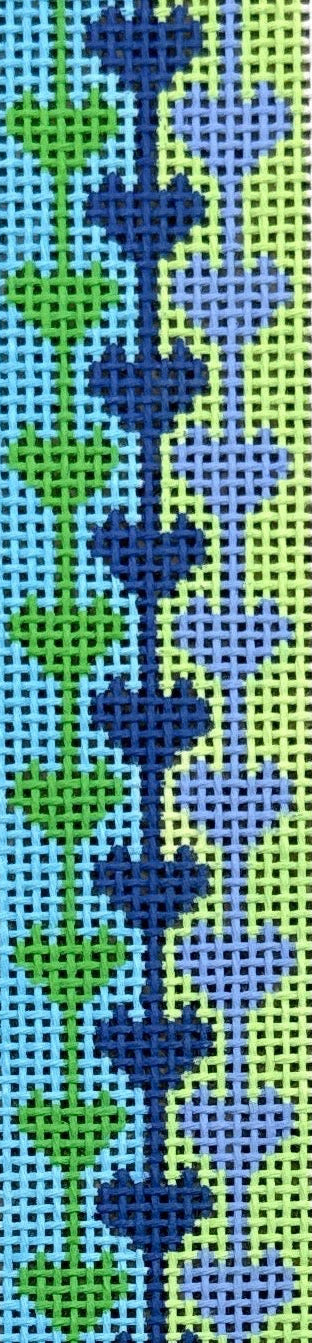 Blue & Green Hearts Key Fob/Bookmark