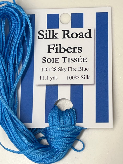 Soie Tissee Skye Fire Blue