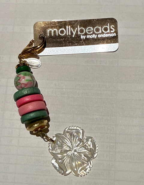 mollybeads Scissor Jewelry - Pink & Green