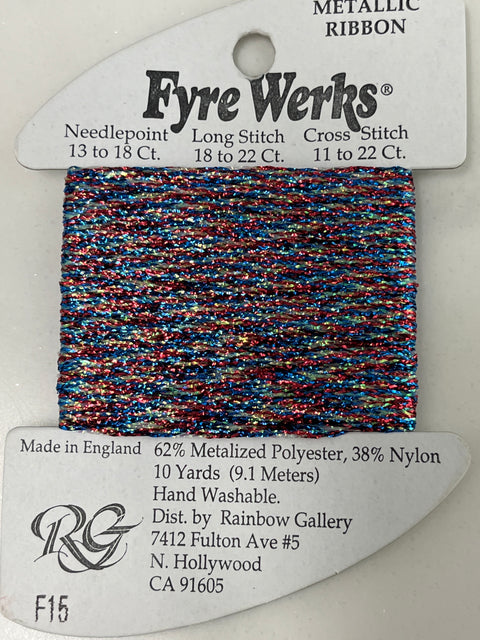 Fyre Werks Metallic Ribbon F15 Fourth of July