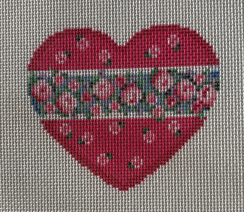 Rose Border Heart