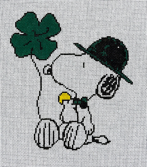 Snoopy with Shamrock