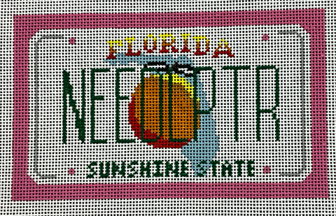 Florida Mini Lic Plate Needleptr