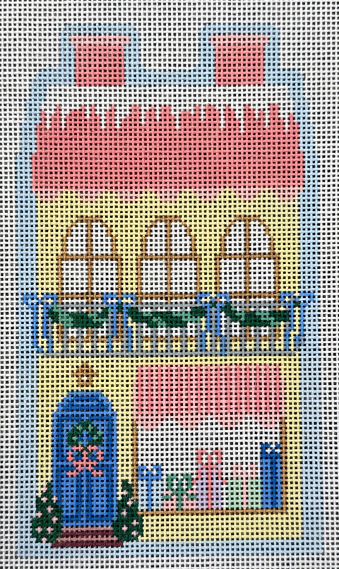 Christmas Village Yellow Shop