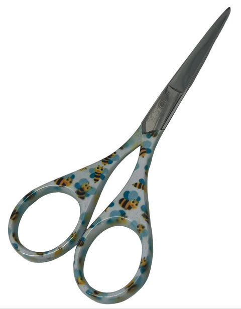 4" Honey Bee White Scissors