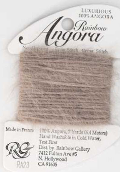 Rainbow Angora  Desert Taupe