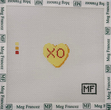 XO Heart Mini Canvas