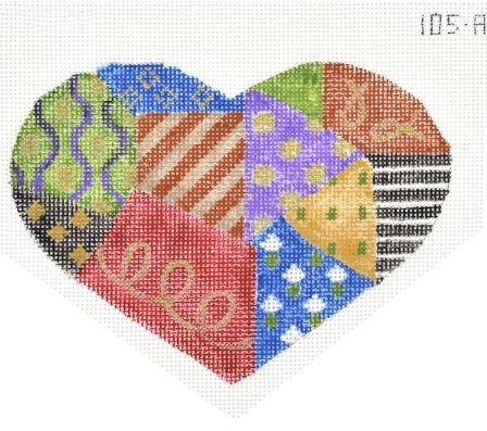 Crazy Quilt Heart w/SG