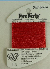 Fyre Werks Soft Sheen FT73 Christmas Red