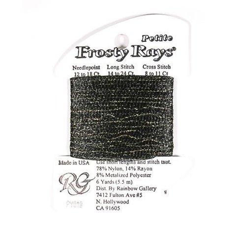 Petite Frosty Rays PY019 Black Sparkle Gloss