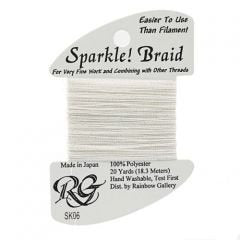 Sparkle! braid sk06 white pearl