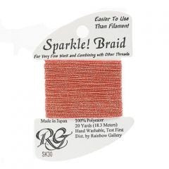 Sparkle! Braid SK30 Shimmer Poppy