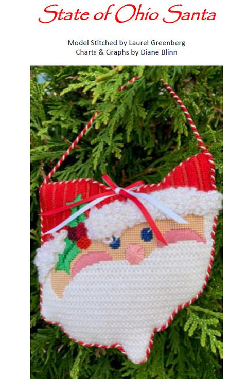 Ohio Santa Stitch Guide State of Ohio Santa