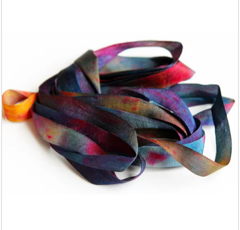 Painters Thread Silk Ribbon 7mm 102 Kandinsky