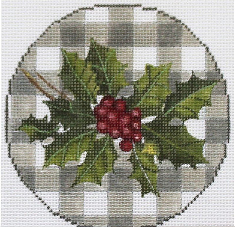 Gingham ornament -Ivy