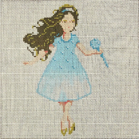 Girl in a Blue Dress
