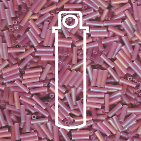 Bugle Bead #2 (6MM) Matte Smoky Amethyst Miyuki