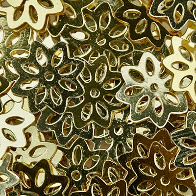 Sequins SQ099 Gold Snowflake