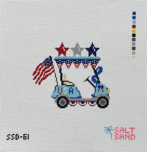 4th of July Golf Cart