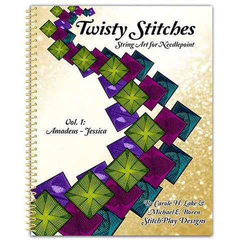 Twisty Stitches String Art for Needlepoint